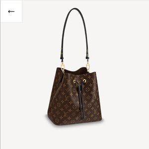 AUTHENTIC!! Louis Vuitton Neonoe MM Monogram in Black